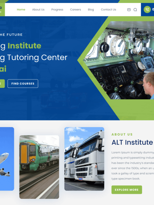 Training Institute Academy WordPress 主题