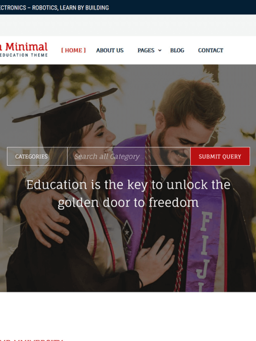 Education Minimal WordPress 主题