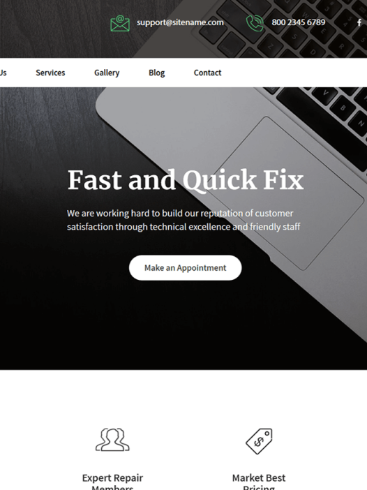 Laptop Repair WordPress 主题