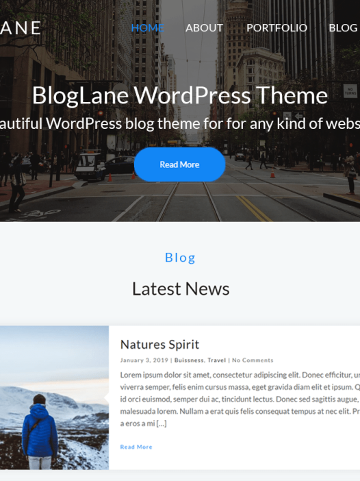 Bloglane WordPress 主题