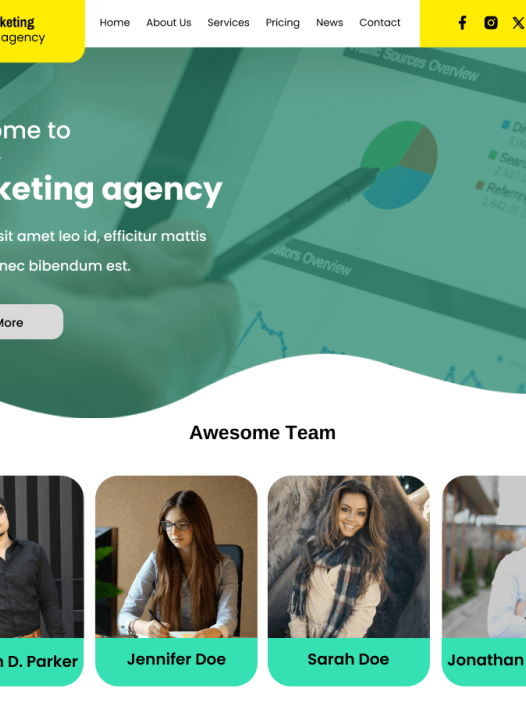 Classic Digital Marketing WordPress 主题