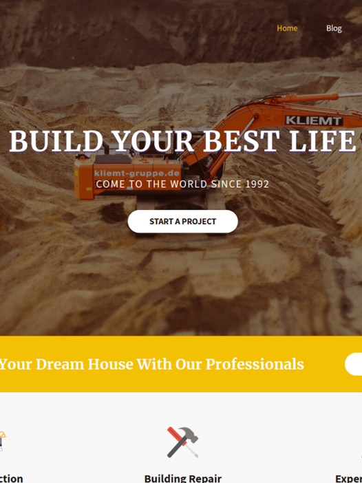 SKT Contractor WordPress 主题