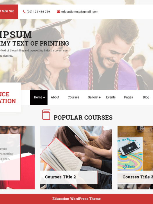 Advance Education WordPress 主题