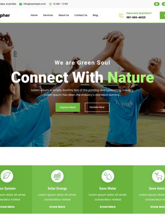 Gutenify Ecosphere WordPress 主题
