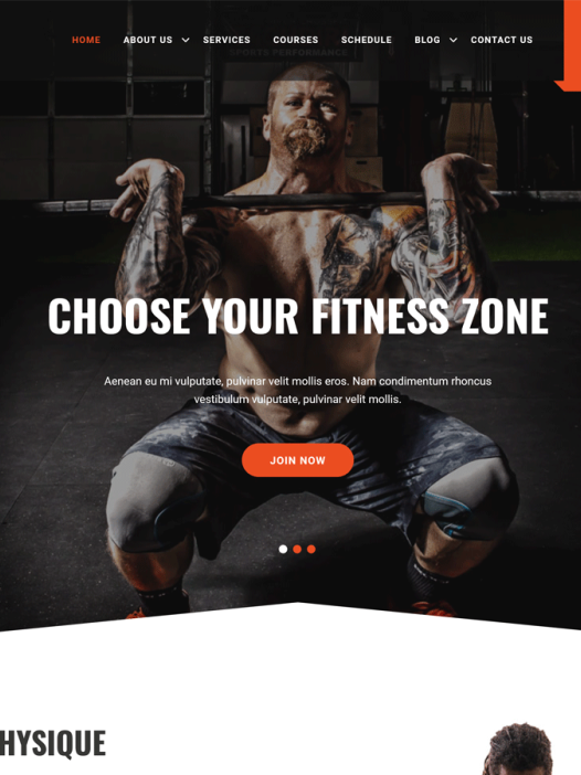 Physique WordPress 主题