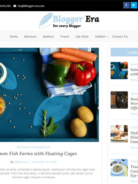 Blogger Era WordPress 主题
