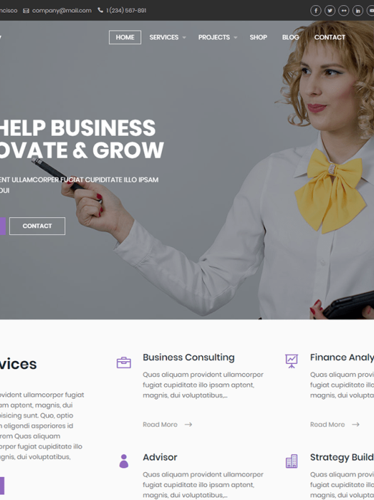 Business Gravity WordPress 主题