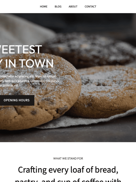 Bakery and Pastry WordPress 主题