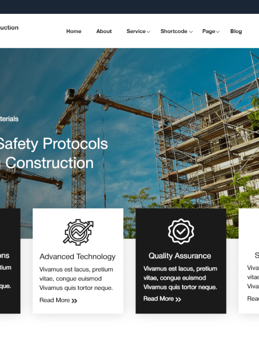 Building Construction Company WordPress 主题