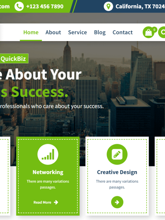 QuickBiz WordPress 主题