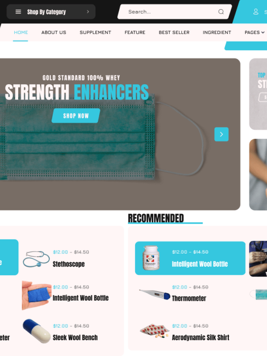 Medicine Shop WordPress 主题