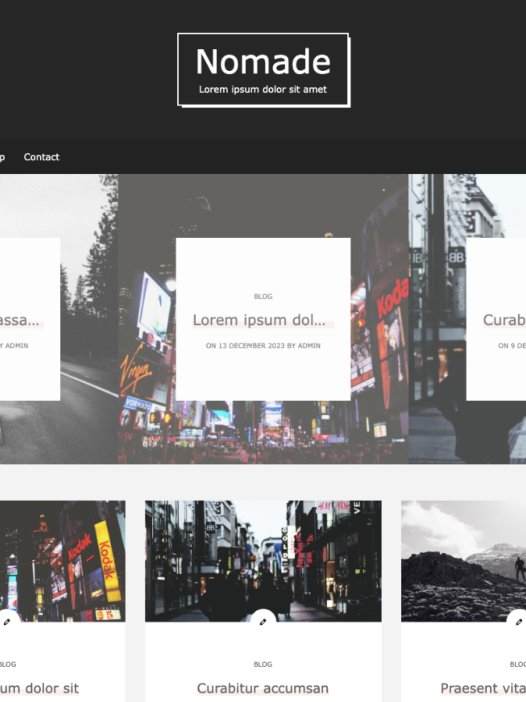Nomade WordPress 主题