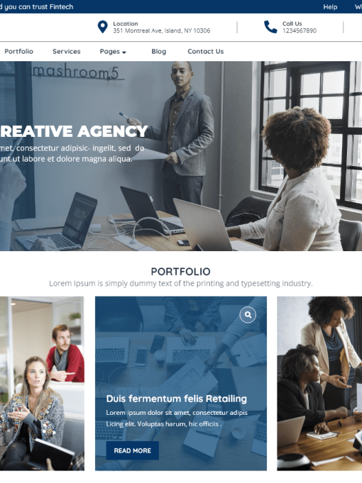 Startup Solutions WordPress 主题