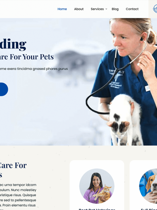 Vet Clinic Lite WordPress 主题