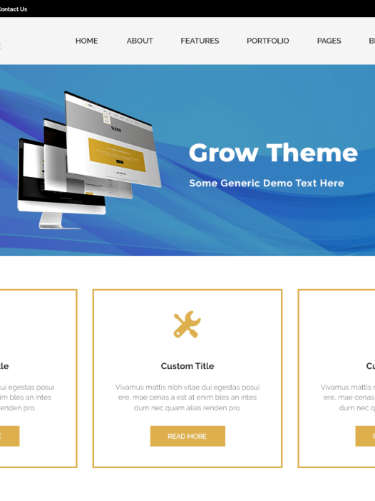 Grow eMinimal WordPress 主题