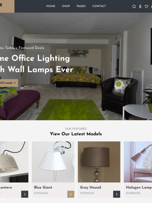 Misbah Lighting WordPress 主题