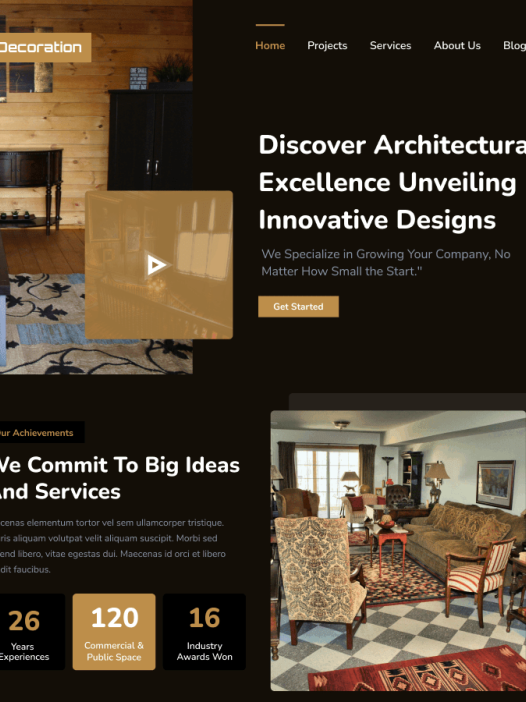 Home Decoration Shop WordPress 主题