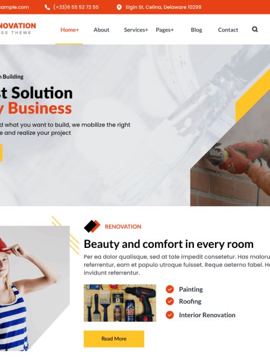 Home Construction Builder WordPress 主题