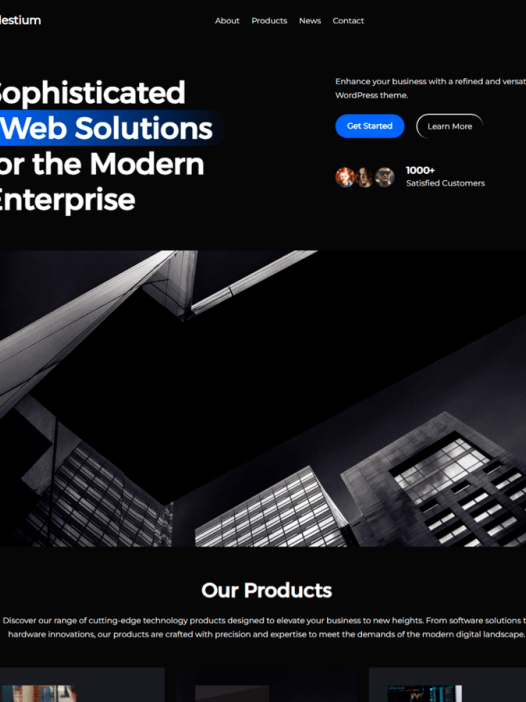 Celestium WordPress 主题