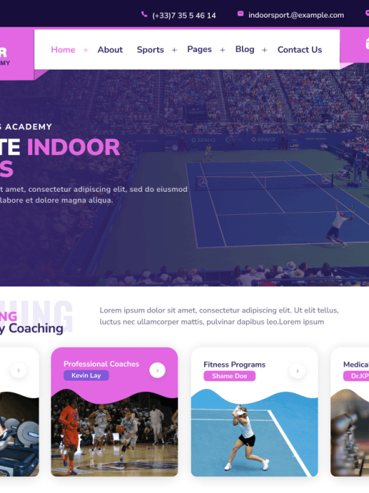 FSE Sports Arena WordPress 主题