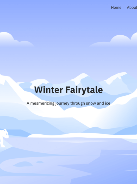 Winter Fairytale WordPress 主题
