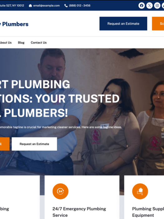 Mighty Plumbers WordPress 主题
