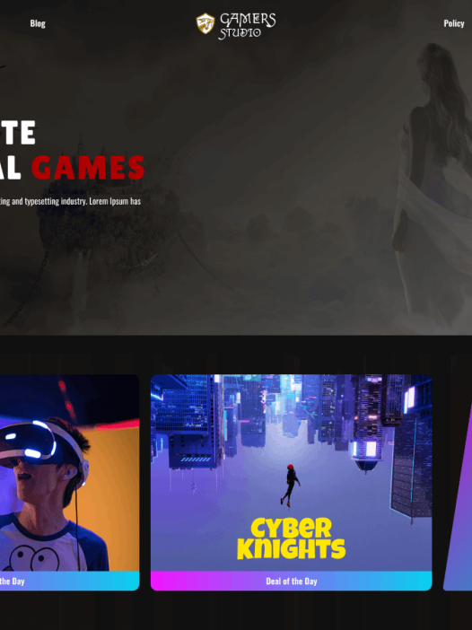 Gamers Studio WordPress 主题