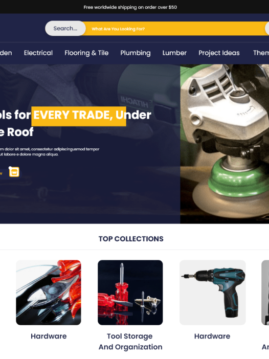 Retail Hardware Store WordPress 主题