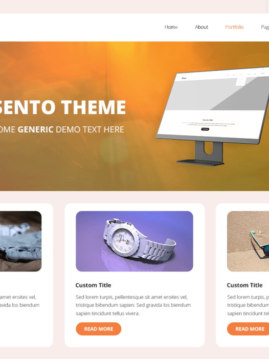 Sento Shop WordPress 主题