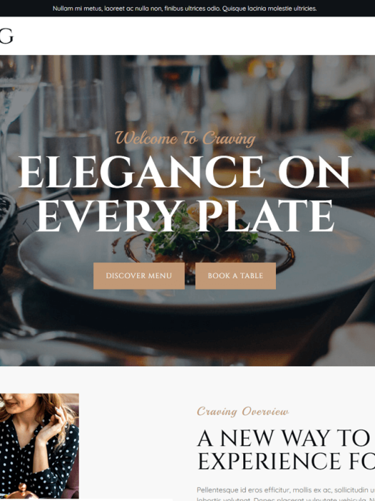 Craving WordPress 主题