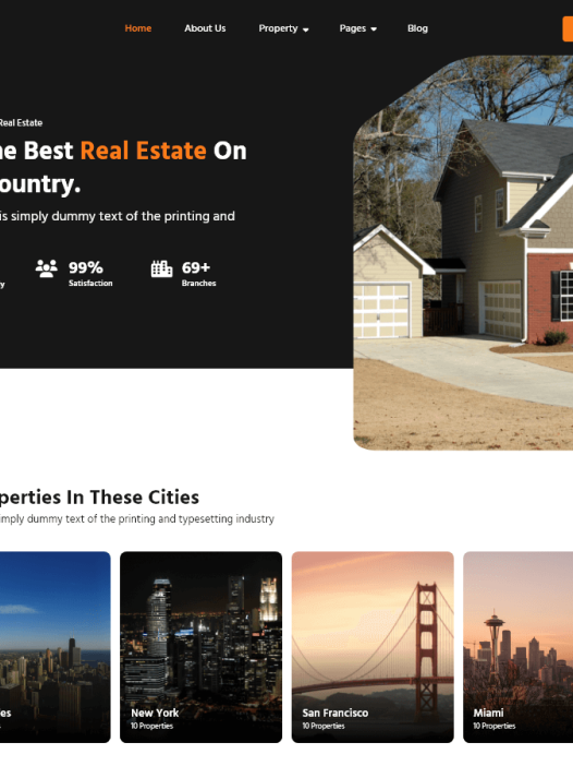 Mizan Real Estate WordPress 主题
