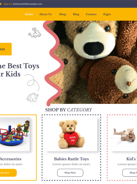 Toy Store FSE WordPress 主题