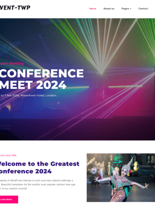 Event Elementor WordPress 主题