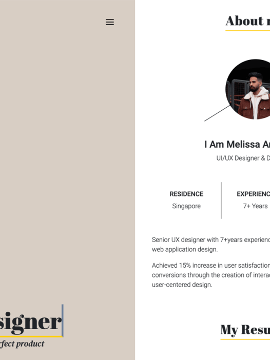 Melissa Portfolio WordPress 主题