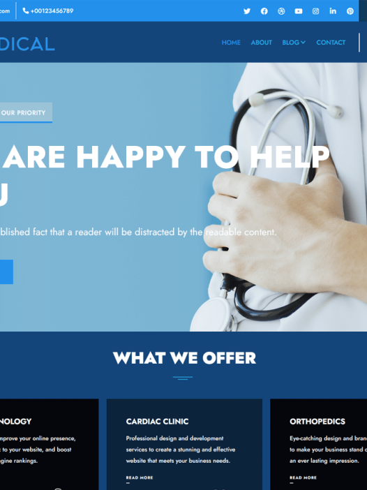 Avantex Medical WordPress 主题