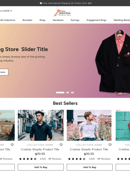 Omega Online Store WordPress 主题