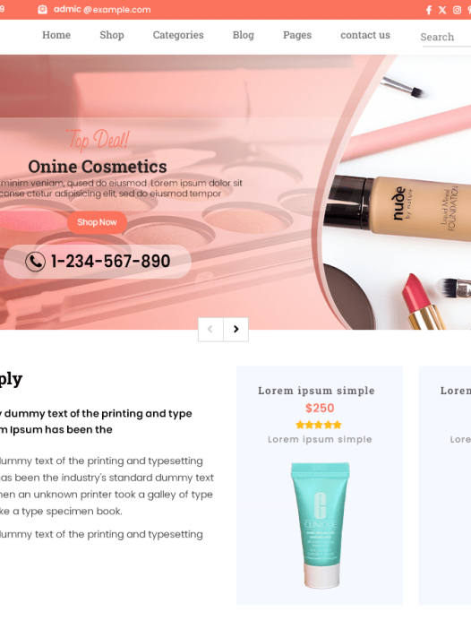 Expert Makeup Stylist WordPress 主题