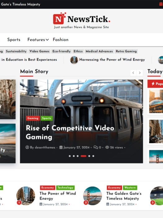 NewsTick WordPress 主题