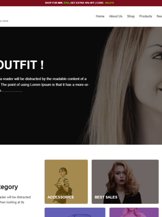 Online Fashion WordPress 主题