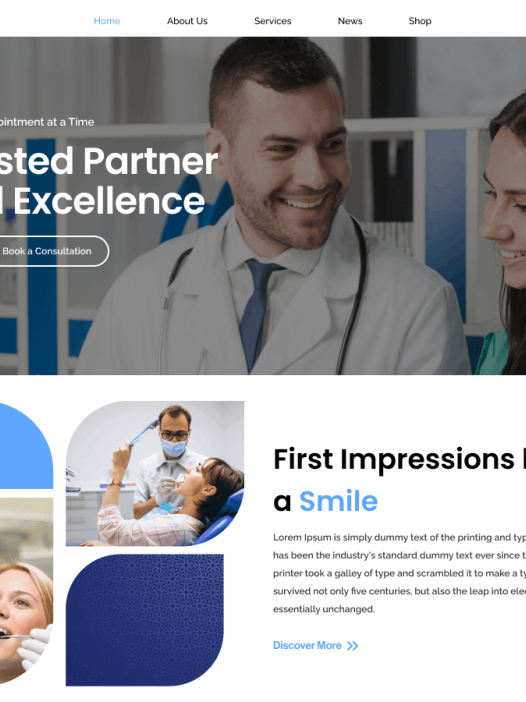 Aster Dental Clinic WordPress 主题