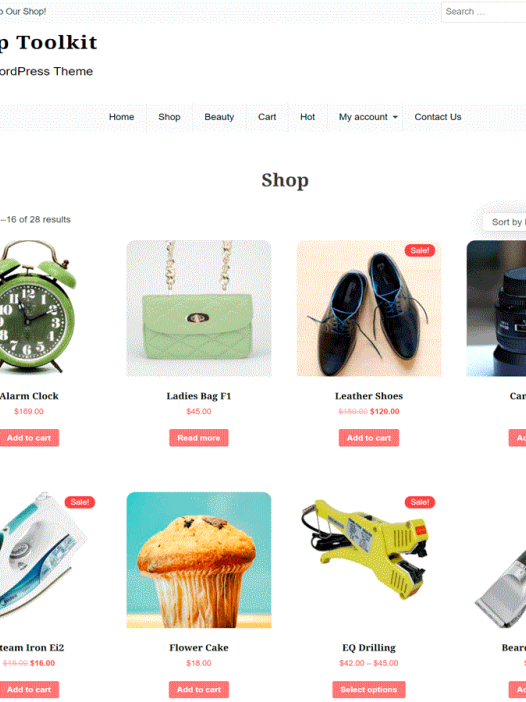 Shop Toolkit WordPress 主题