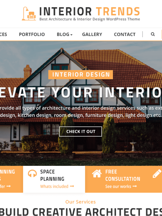 Interior Trends WordPress 主题