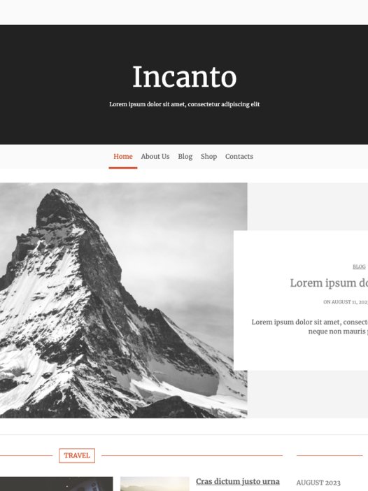 Incanto Lite WordPress 主题