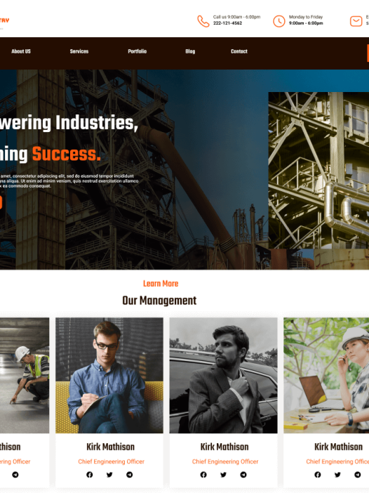 Classic Industry WordPress 主题