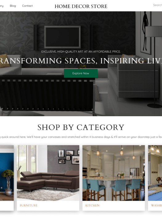 Home Decor Store WordPress 主题