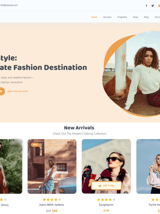 Elite Fashion Shop WordPress 主题