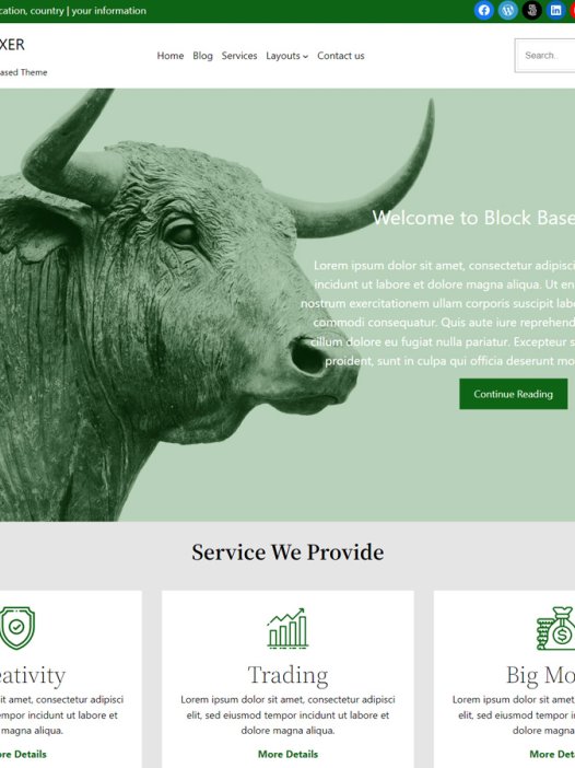 Paxxer WordPress 主题