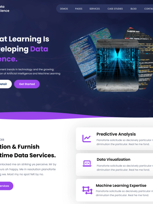 Data Science Specialist WordPress 主题