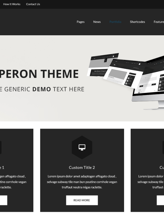 Experon eDark WordPress 主题