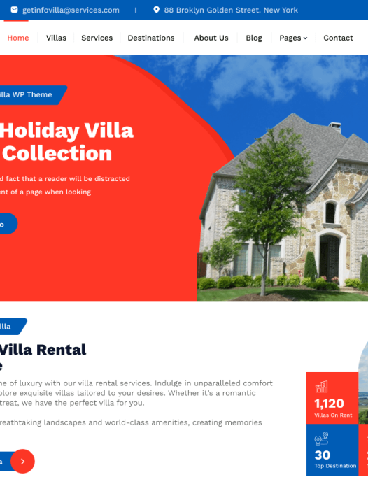 Villa Estate Zone WordPress 主题